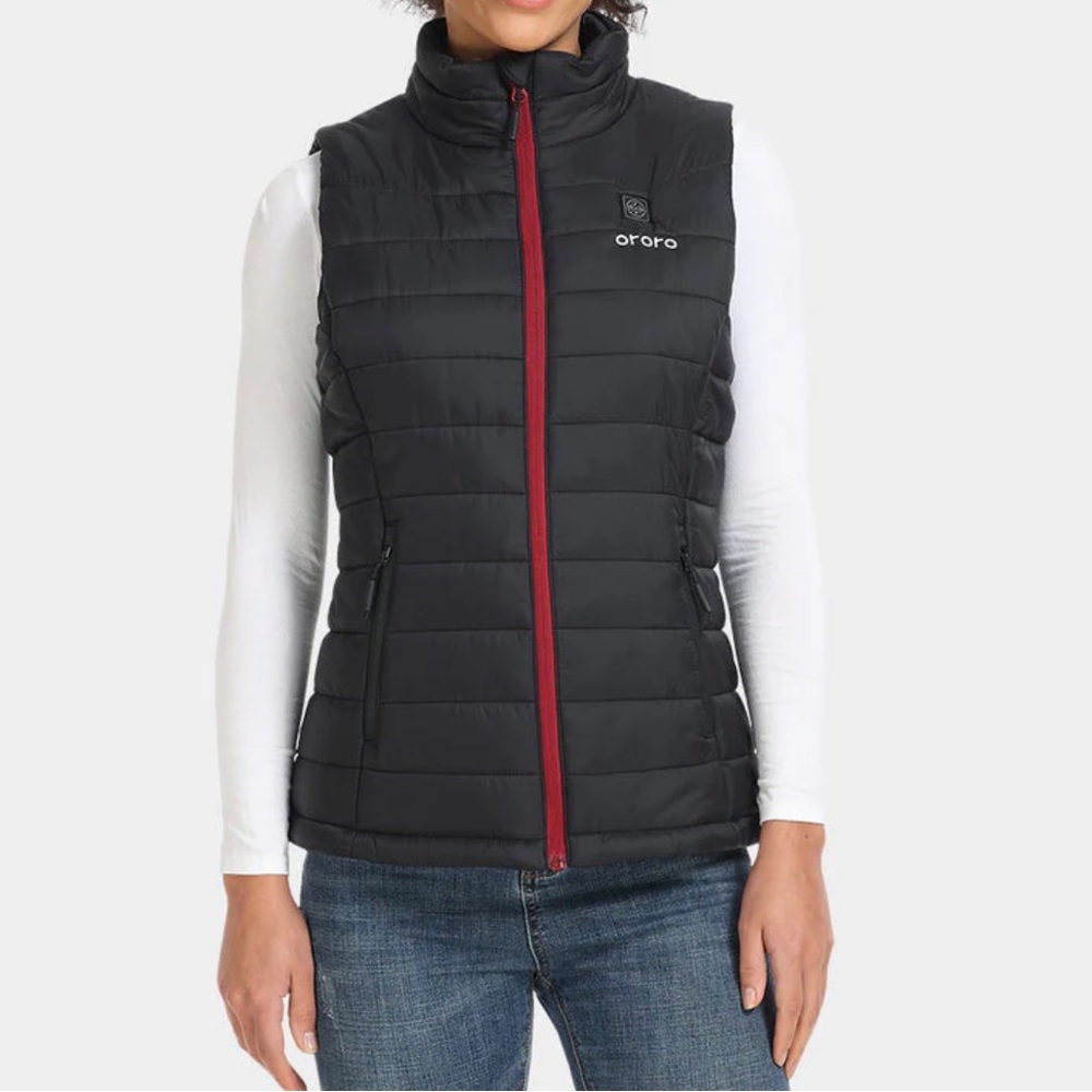 Ororo Women's Classic Heated Vest + battery. In perfect condition - XS, black